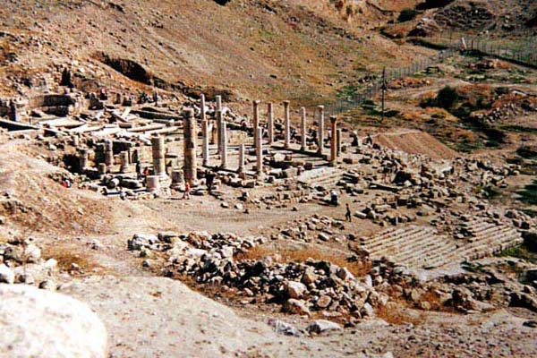 Les ruines de Jerash.