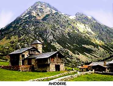Andorre, au milieu des Pyrénées.