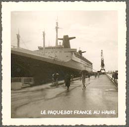 Le "France" au Havre.