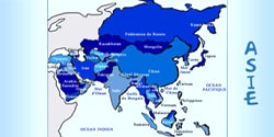 Carte d'Asie