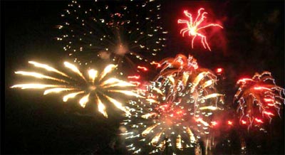 Feu d'artifice en Corse