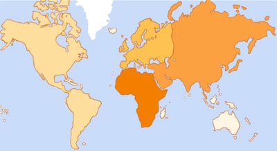 Carte du monde